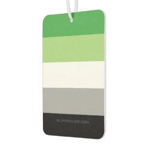 SlipperyJoe's Aromtic Pride Flag Gay Geschenke LGB Autolufterfrischer