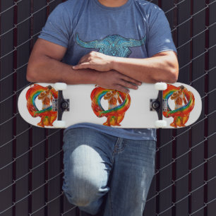 SlipperyJoe's auffallend moderne, Pride-themed mas Skateboard