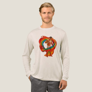 SlipperyJoe's auffallende moderne Pride-themed mas Tri-Blend Shirt