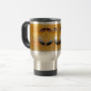 SlipperyJoe's Bärenbär Orangenbraun pro Reisebecher
