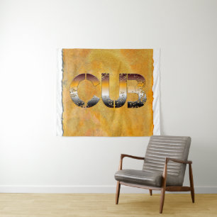 SlipperyJoes Bärenjunges kulturell verwurzelte LGB Wandteppich