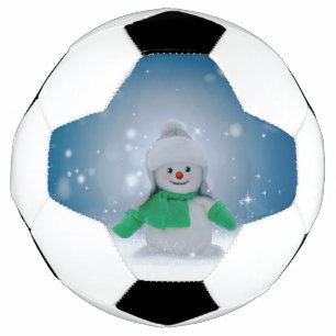 SlipperyJoe's bezaubernder Weihnachts-Schneemann-C Fußball