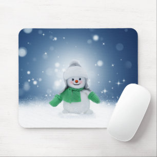 SlipperyJoe's bezaubernder Weihnachts-Schneemann-C Mousepad