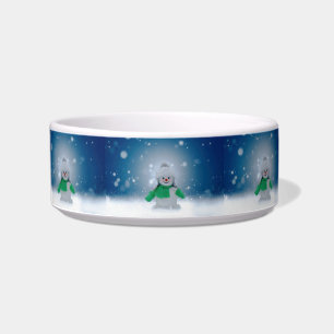 SlipperyJoe's bezaubernder Weihnachts-Schneemann-C Napf