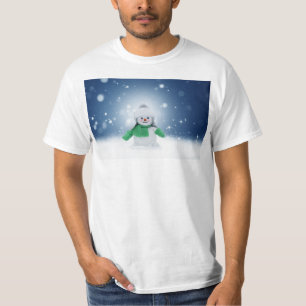 SlipperyJoe's bezaubernder Weihnachts-Schneemann-C T-Shirt