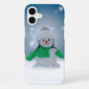 SlipperyJoe's bezaubernder Weihnachtsschneemann-Ch iPhone 16 Plus Hülle