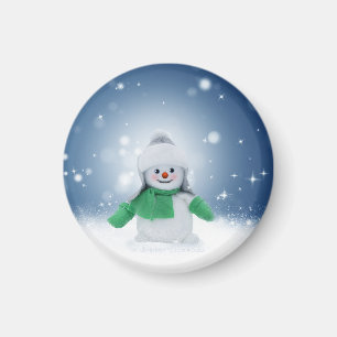 SlipperyJoe's bezaubernder Weihnachtsschneemann-Ch Magnet