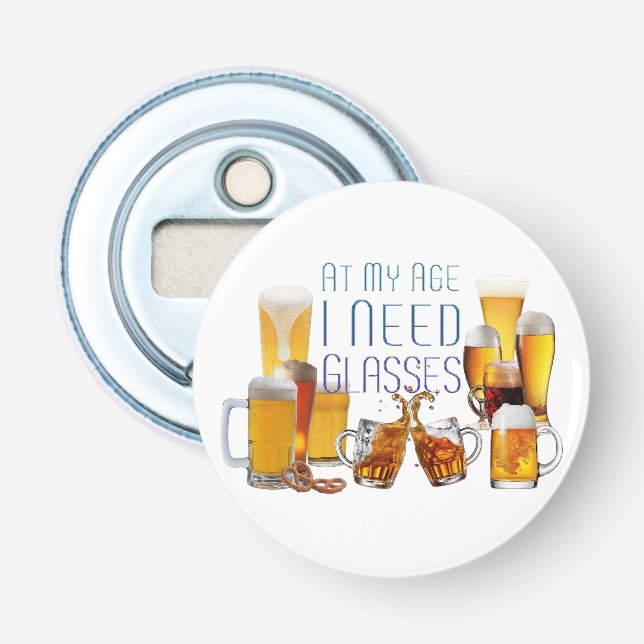 SlipperyJoe's Biergläser Pilsner Gläser Steine Flaschenöffner (Vorderseite)