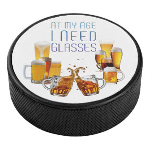 SlipperyJoe's Biergläser Pilsnergläser Krüge  Eishockey Puck