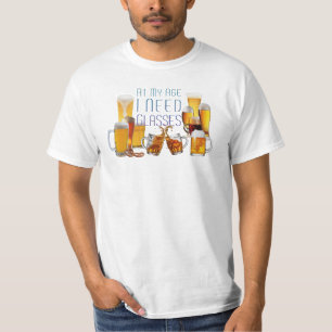 SlipperyJoe's Biergläser Pilsnergläser Krüge  T-Shirt
