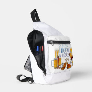 SlipperyJoe's Biergläser Pilsnergläser Steinkrüge Crossbody Bag