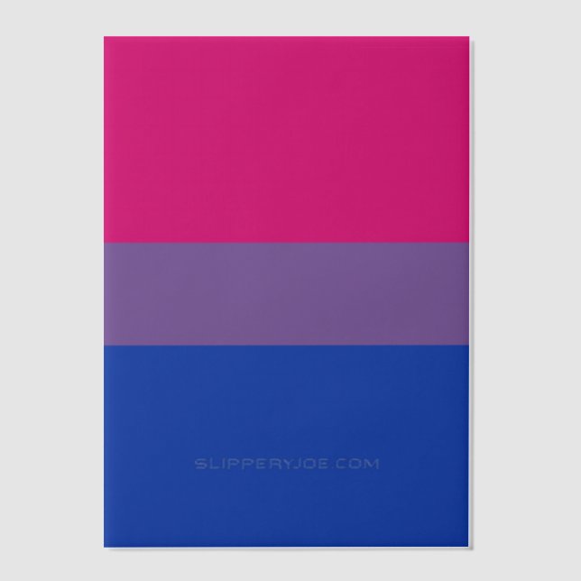 SlipperyJoe's Bisexual Pride Flag Lavendel-pink bl (Vorderseite)
