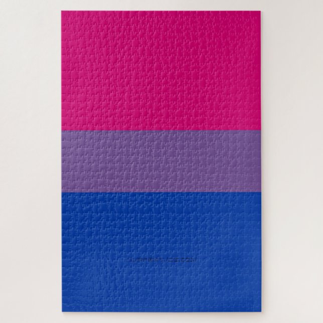 SlipperyJoe's Bisexual Pride Flag Lavendel-pink bl (Vertikal)