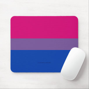 SlipperyJoe's Bisexual Pride Flag Lavendel-pink bl Mousepad
