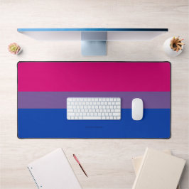 SlipperyJoe's Bisexual Pride Flag Lavendel-pink bl Schreibtischunterlage