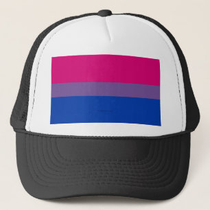 SlipperyJoe's Bisexual Pride Flag Lavendel-pink bl Truckerkappe