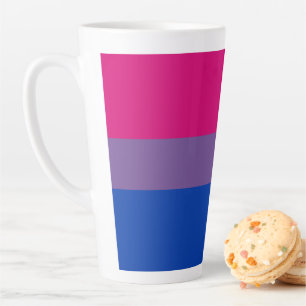 SlipperyJoe's Bisexuelle Pride-Flagge lila-rosa bl Milchtasse