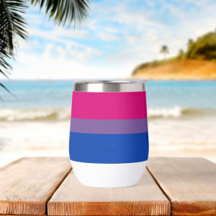 SlipperyJoe's Bisexuellen-Stolzflagge Farben magen