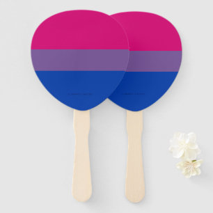 SlipperyJoe's Bisexuellen-Stolzflagge Farben magen Fächer
