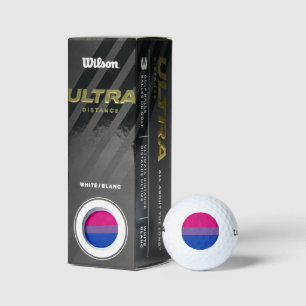 SlipperyJoe's Bisexuellen-Stolzflagge Farben Magen Golfball