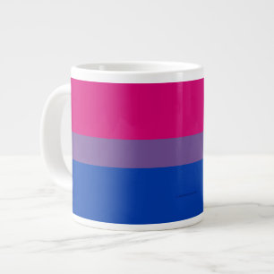 SlipperyJoe's Bisexuellen-Stolzflagge Farben Magen Jumbo-Tasse