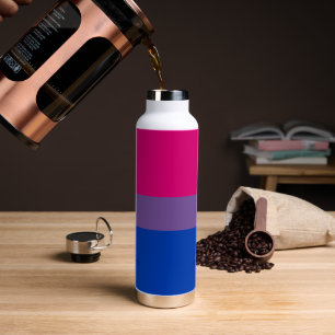 SlipperyJoe's Bisexuellen-Stolzflagge lavendel-pin Trinkflasche