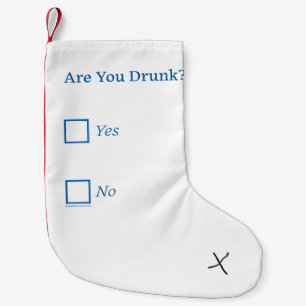 SlipperyJoe's bist du betrunken humorvoll leicht s Kleiner Weihnachtsstrumpf