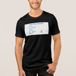 SlipperyJoe's bist du betrunken humorvoll leicht s Tri-Blend Shirt
