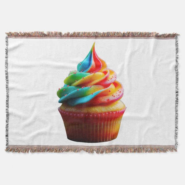 SlipperyJoe's blendender Regenbogenkuchen wirbelt  Decke (Vorderseite)