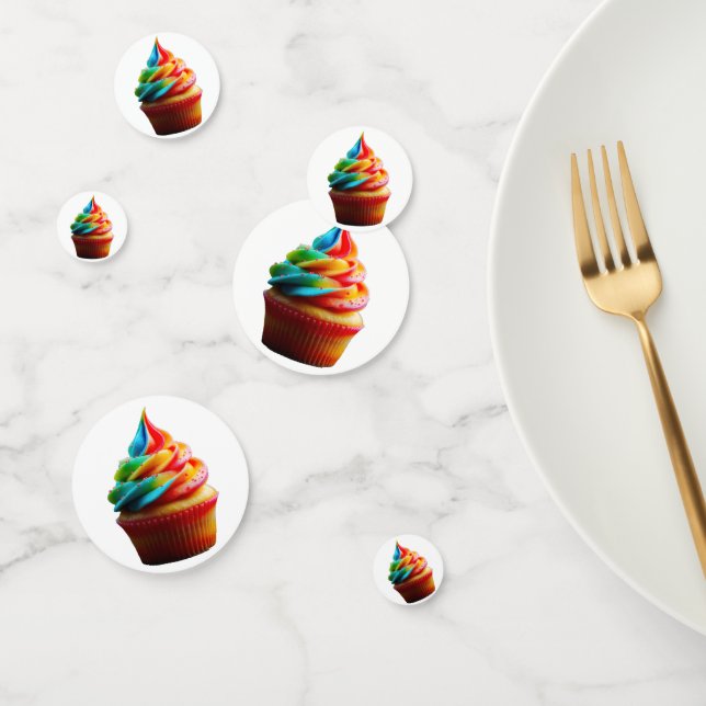 SlipperyJoe's blendender Regenbogenkuchen wirbelt  Konfetti (Gruppe)