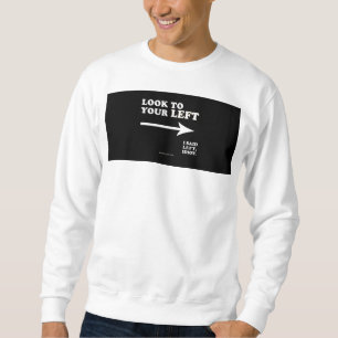 SlipperyJoe's Blick nach links dicke geometrische  Sweatshirt