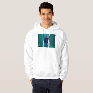 SlipperyJoe's blutiger Zombie-Wald Halloween-Nebel Hoodie