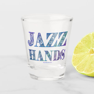 SlipperyJoe's Broadway-Musical Jazz Hands queere C Schnapsglas