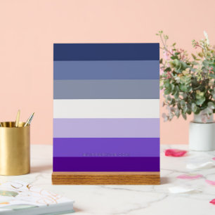 SlipperyJoe's Butch Lesbian Pride Flag repräsentie Acrylschild