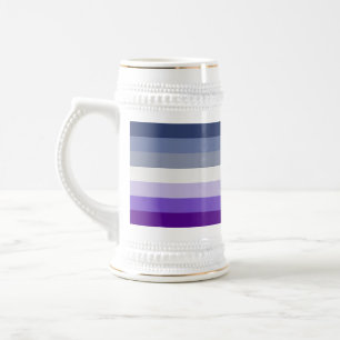 SlipperyJoe's Butch Lesbian Pride Flag repräsentie Bierglas
