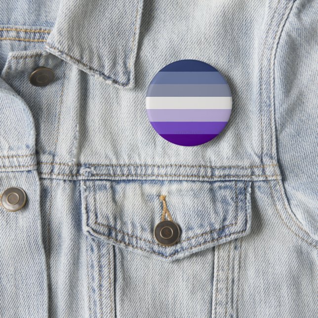 SlipperyJoe's Butch Lesbian Pride Flag repräsentie Button (Beispiel)