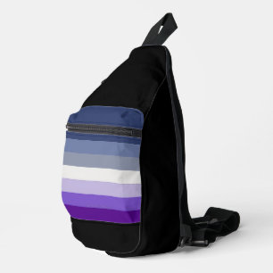 SlipperyJoe's Butch Lesbian Pride Flag repräsentie Crossbody Bag