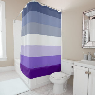 SlipperyJoe's Butch Lesbian Pride Flag repräsentie Duschvorhang