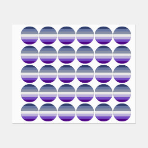 SlipperyJoe's Butch Lesbian Pride Flag repräsentie Etiketten