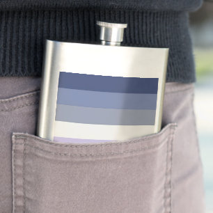 SlipperyJoe's Butch Lesbian Pride Flag repräsentie Flachmann