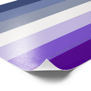 SlipperyJoe's Butch Lesbian Pride Flag repräsentie Fotodruck