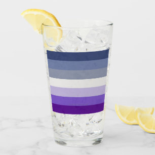 SlipperyJoe's Butch Lesbian Pride Flag repräsentie Glas