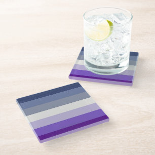 SlipperyJoe's Butch Lesbian Pride Flag repräsentie Glasuntersetzer