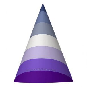 SlipperyJoe's Butch Lesbian Pride Flag repräsentie Partyhütchen