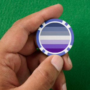 SlipperyJoe's Butch Lesbian Pride Flag repräsentie Pokerchips