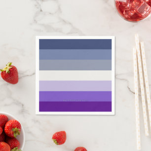 SlipperyJoe's Butch Lesbian Pride Flag repräsentie Serviette