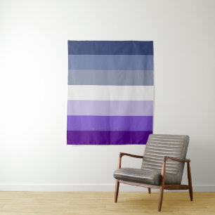 SlipperyJoe's Butch Lesbian Pride Flag repräsentie Wandteppich