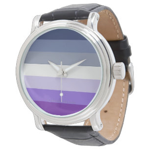 SlipperyJoe's Butch Lesbian Pride Flag Schwulenges Armbanduhr