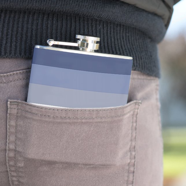 SlipperyJoe's Butch Lesbian Pride Flag Schwulenges Flachmann (Beispiel)