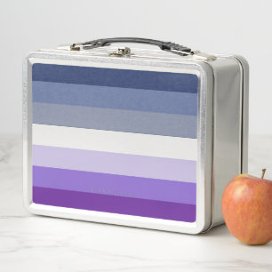 SlipperyJoe's Butch Lesbian Pride Flag Schwulenges Metall Brotdose